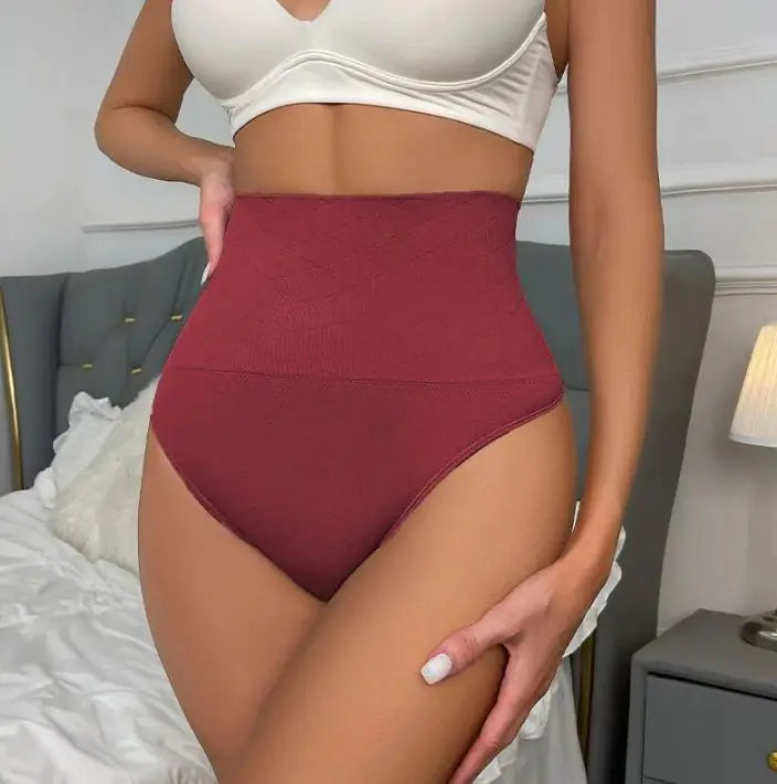 T-back Triangle Sexy à Taille Haute, Amincissant et Remontant les Hanches pour Femme